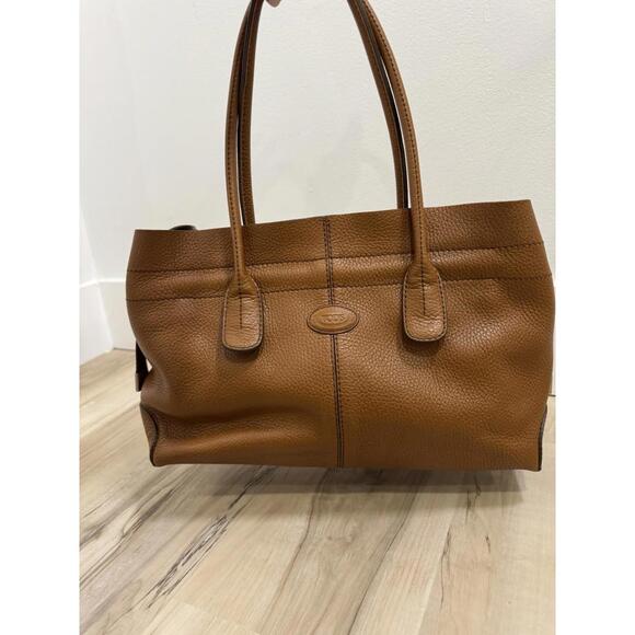 Tod's Women's Leather Handbag D Bag Tote Bag Brown Made In Italy - Picture 13 of 15